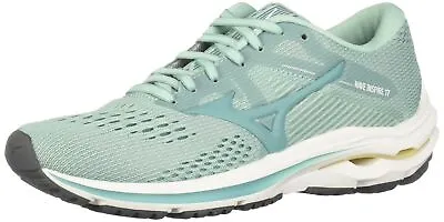 Mizuno Wave Inspire 17 Women's US 11 Eggshell Blue-Turquoise 411310.5A54 • $69.99