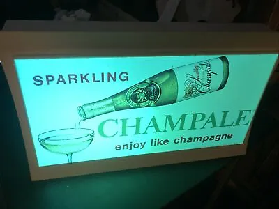 Vintage Sparkling Champale Flickering Lighted Bar Sign • $89.99