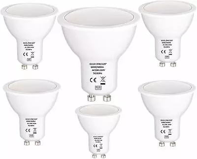 6W GU10 LED Bulbs Spotlight Lamps Warm Cool Day White Down Lights 240V • £8.99
