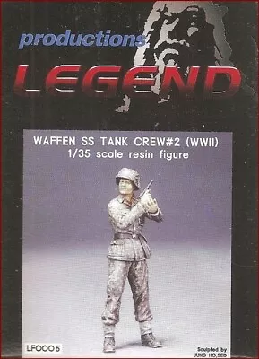 Legend Productions WWII German Waffen SS Tank Crew #2 1/35 Scale Model Kit • $7.38