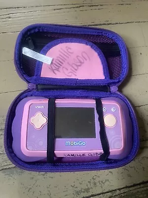 Vtech MobiGo Touch Learning Console Pink Hand Held Game Tested Works NO GAMES • $11.90