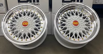 $920 • Buy 16x8 16x9 WH 4x100 5x100 ESM MESH Wheels Rims BMW E30 84-91 3 Series E21 2002 