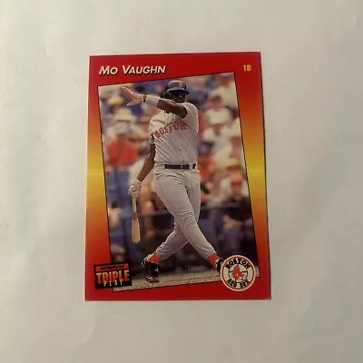 1992 Donruss Triple Play - #79 Mo Vaughn • $1.49