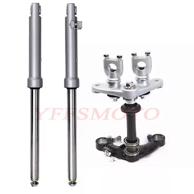 For Honda CRF50 Front Fork + Triple Tree Clamp PIT DIRT BIKE MOTOCROSS 70CC 90CC • $125.49