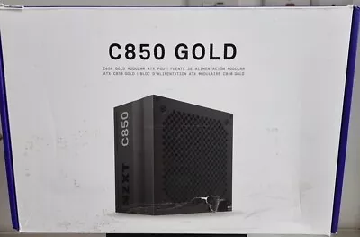 NZXT C850 Fully Modular 80PLUS Gold Single Rail 70.8A Quiet 135mm W108 • £80.75