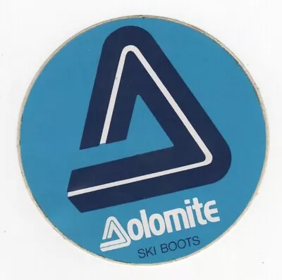 Dolomite Ski Boots Sticker Vintage 3 Inch Circle Vinyl Discontinued NOS • $9.99