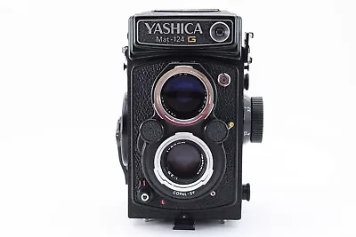 《 N. MINT 》 Yashica Mat 124G Black 6x6 TLR Medium Format Film Camera From JAPAN • £450.56