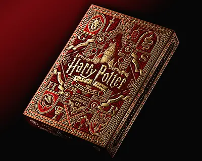 $29.90 • Buy Harry Potter Red Gryffindor Premium Playing Cards Theory11 Poker Magic