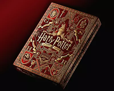 $29.90 • Buy Harry Potter Red Gryffindor Premium Playing Cards Theory11 Poker Magic