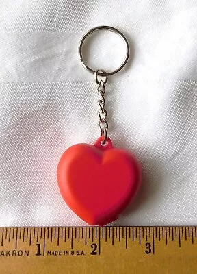 NEW Small Tupperware HEART Keychain Red Pill Holder Small Container Valentine's • $6.99