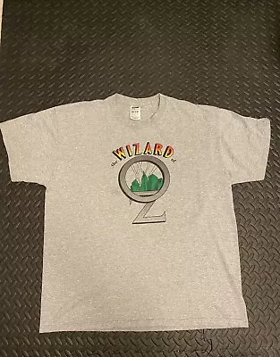 Wizard Of Oz Shirt Graphic Print Mens XL Fruit Of The Loom Gray Vintage 50/50 • $34.99