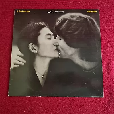 JOHN LENNON & YOKO ONO - Double Fantasy - Vinyl LP *With Lyrics Sleeve* *K99131* • £7.95