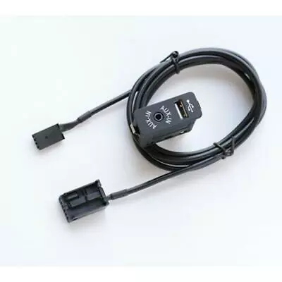Dash Audio 12Pin Cable Adapter AUX USB For BMW E39 E53 X5 Z4 E83 E85 E86 X3 Car  • $17.99