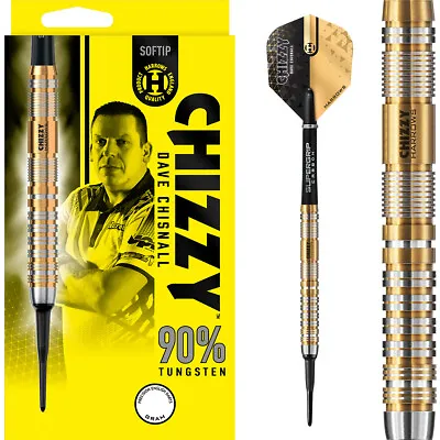 Dave Chisnall 'Chizzy' Series 2 90% Tungsten Soft Tip Darts By Harrows • £46.95