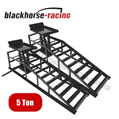 2PCS Best Lift Frame Repair Ramps Heavy Auto Car Lifts Hydraulic Service Duty US • $188