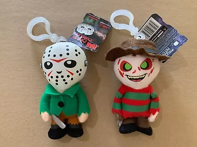 Mezco Cinema Of Fear Creepy Cuddlers Freddy Krueger & Jason Voorhees Plush Set • $51.72