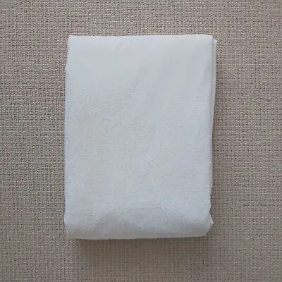 £19.99 • Buy Jeff Banks Pour La Maison Double Duvet Cover White Cotton Polyester VGC
