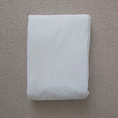 £19.99 • Buy Jeff Banks Pour La Maison Double Duvet Cover White Cotton Polyester VGC
