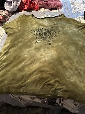 Made For Life Green Short Sleeve Tee T Shirt  XL • $3.99