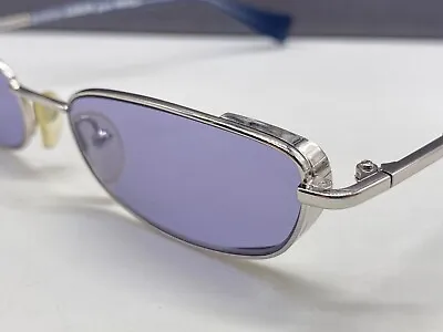 Mikli Sunglasses Woman Silver Oval Rectangular 90er 7681 • £58.91