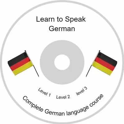 Learn To Speak German Language - Complete Course Level 1 2 & 3 - DVD CD UK • £5.89