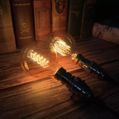 Rustic Dimmable Filament Light Bulbs Decorative Bayonet Edison Globe G80 B22 Cap • £5.15