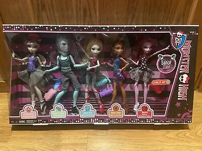 Monster High Dance Class 5 Pack Gil Webber Rebecca Steam Operetta Rochelle Blue • $224.90