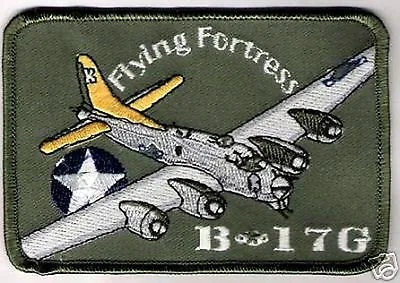 WWII US ARMY AIR FORCE 8TH AAF B-17G FLYING FORTRESS BOMBER Iron-on B-17 PATCH • $12.99