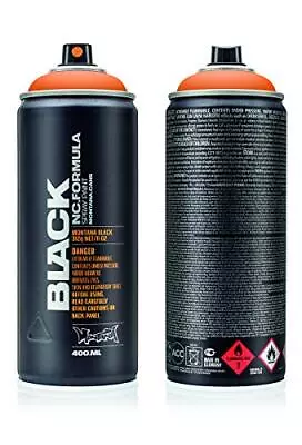 Montana Cans Montana BLACK 400ml Color Pure Orange Spray Paint 13.53 Fl Oz Pa... • $25.74