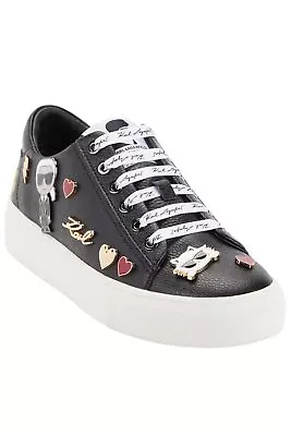 Karl Lagerfeld Paris Women's Cate Embellished Sneakers Black • $59.99