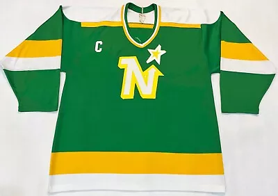 Vintage CCM Minnesota North Stars #19 NHL Hockey Jersey Man L Green USA Sewn • $49.95
