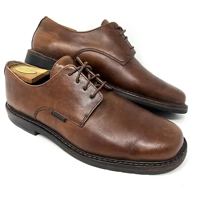Mephisto Men’s Brown Leather Lace Up Oxford Sz 9 Air Relax Good Year Welt Shoe • $49.95
