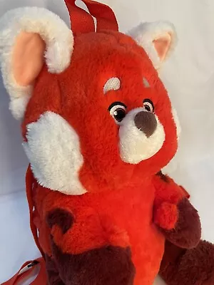 Disney Parks Turning Red Mei Panda Soft Plush 12” Backpack  Zip Small Bag • $14.30