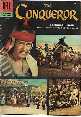 The Conqueror #690 Dell Movie Classic Comic 1956 VG+ John Wayne • $25