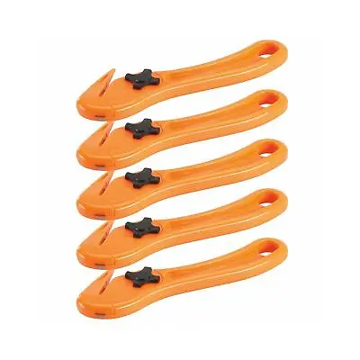 5X Safety Knife Moving Edge Box Opener Tape Cutter Shrink Wrap Film Slitter UK • £8.69