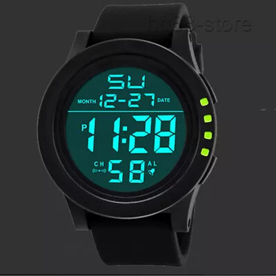 LED Digital Screen Wrist Sport Watch Date Watch For Men Women Unisex Boys • £5.15