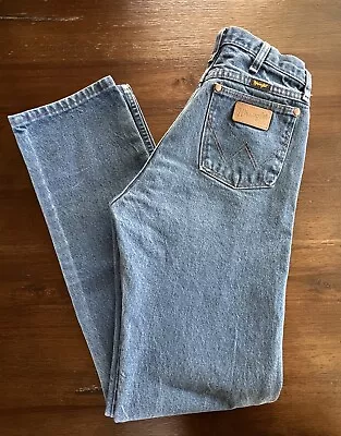 Wrangler Cowboy Cut Rigid Slim Fit Jeans 31 X 36 Country Farm Blue • $32
