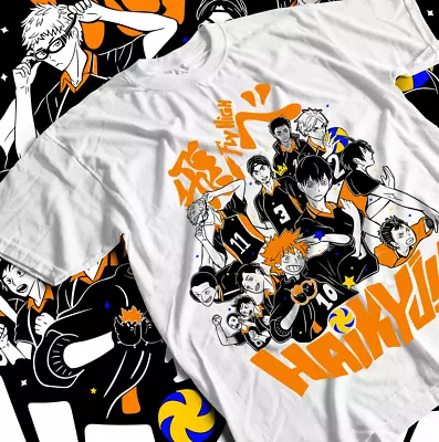 Haikyuu Volleyball T-Shirt Kozume Kenma Kuroo Tetsurou Anime Gift Shirt • $18.50