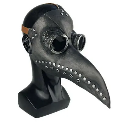 £10.85 • Buy Plague Doctor Mask Birds Long Nose Beak Faux Leather Steampunk Halloween Party