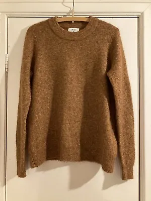 Object Merino Alpaca Wool Mix Jumper In Chestnut Brown - Size XS Very TOAST MUJI • £22