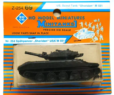 Roco Minitanks 254 1/87 HO Post War U.S. Army M551 Sheridan Tank Model • $11.99