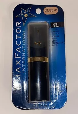 Max Factor Pan-stik Makeup True Beige #125 NEW. • $191