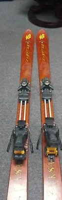K2 Shuksan 161 Cm Telemark Snow Skis W/  Naxo Rotational Adj. Binding • $70