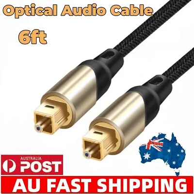 Digital Optical Audio Cable Toslink Cable Toslink Male Spdif Fiber Optic Cord  • $9.49