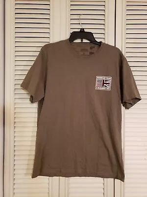 Barbour International Steve McQueen Shirt Mens Sz L Green Cotton Short Sleeve • $39.99