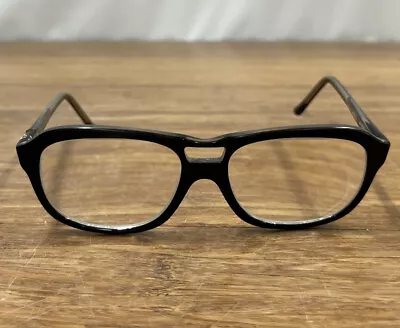 USS Military Eyeglasses Black GlassesFrames Vintage CEZ Specs See Photos Script • $9.48