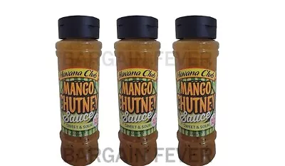 Mango Chutney Burger Sauce Premium Chutney Medium 3x500m Indian Curry • £9.99