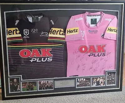 $1250 • Buy 2021 & 2022 Penrith Panthers Signed  Jerseys Back To Back Premiers 