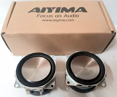 AIYIMA 2Pcs Audio Portable Speakers 8Ohm 10W Mid Range 2inch • £19