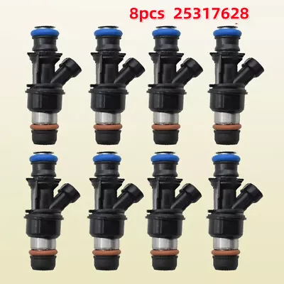 8X Upgrade Fuel Injectors 25317628 For 99 00-07 Chevy Silverado GMC 4.8/5.3/6.0L • $37